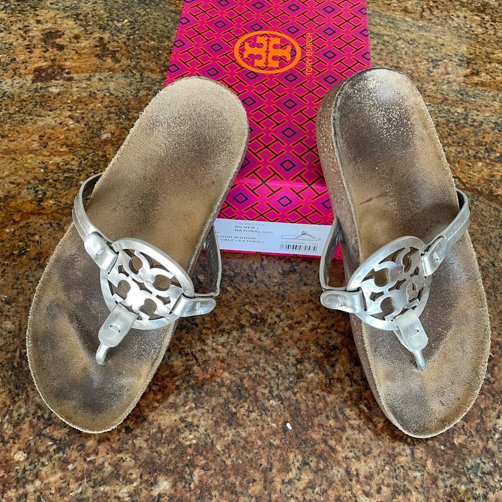 Tory Burch MILLER CLOUD SANDAL with box